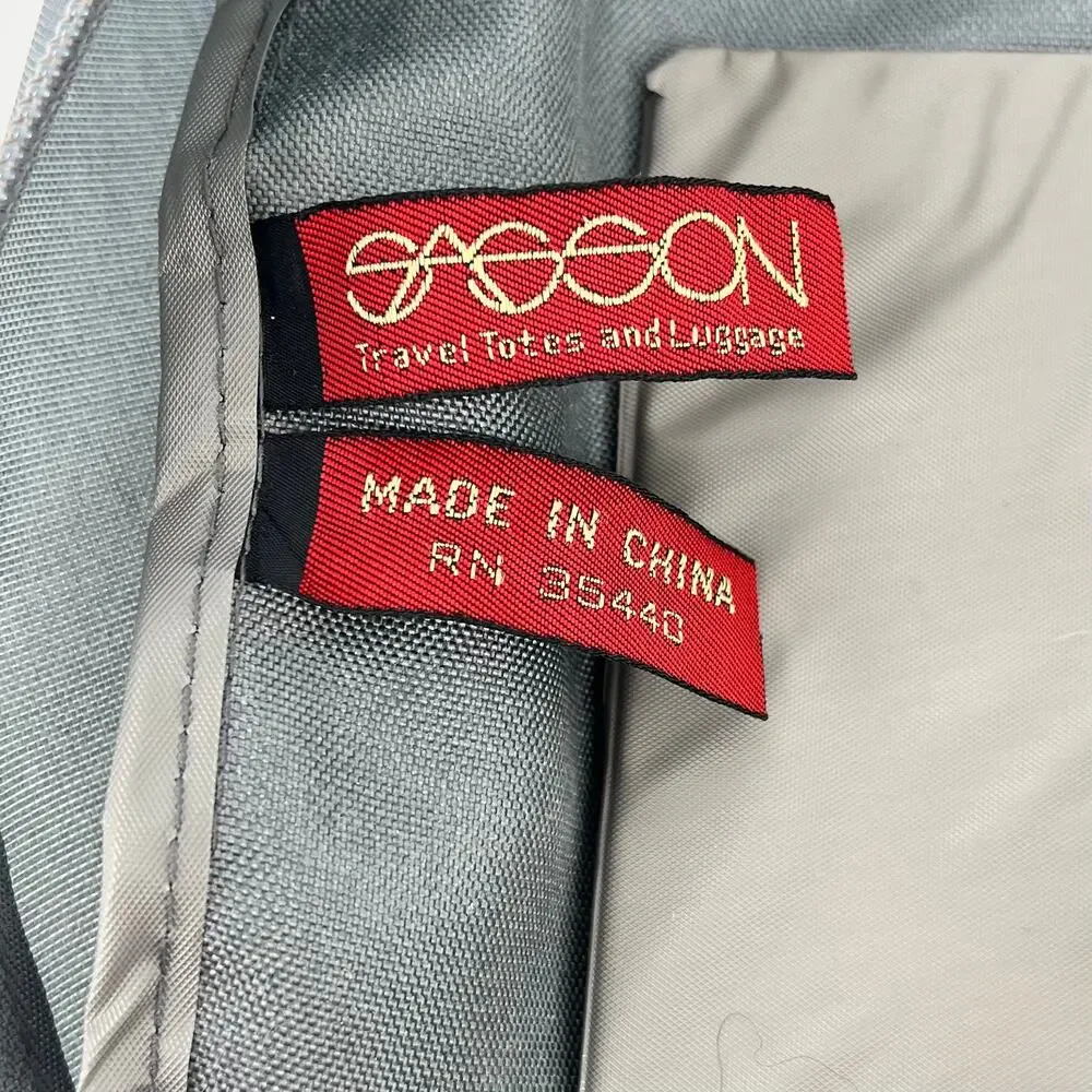 80s Sasson Duffle Travel Bag 1980s Vintage